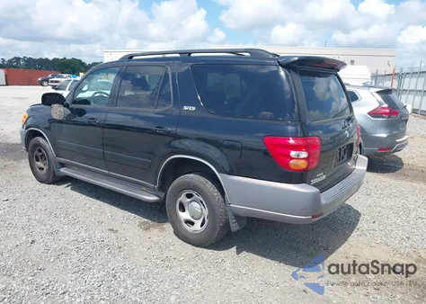 2001 Toyota Sequoia Sr5 V8 z USA, uszkodzony, nr VIN 5TDZT34A71S014690